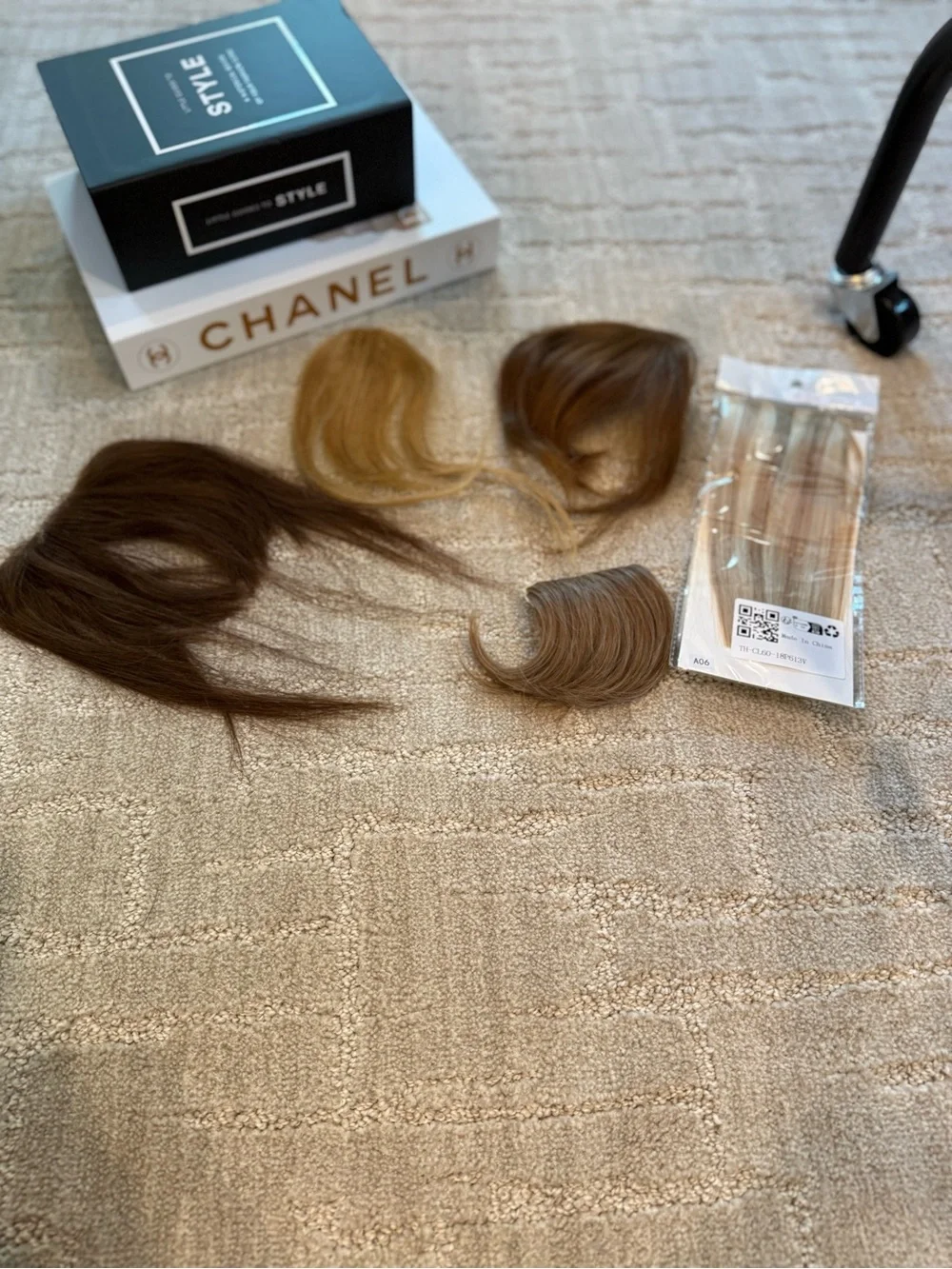 Women Hair Clip-In Fringe Bangs - Brown & Blonde Options